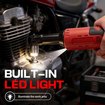 Electric Ratchet Wrench | 12V Cordless Power, Dual Battery Kit