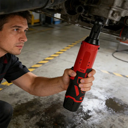 Electric Ratchet Wrench | 12V Cordless Power, Dual Battery Kit