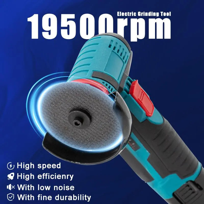 Cordless Mini Angle Grinder | 19500 RPM High Speed Power Tool