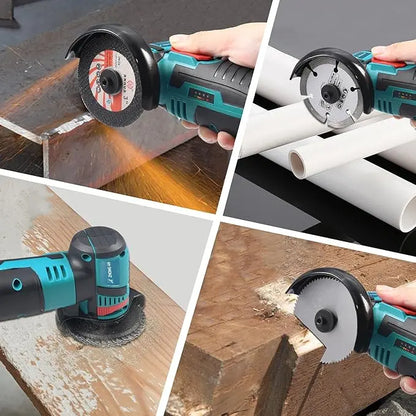 Cordless Mini Angle Grinder | 19500 RPM High Speed Power Tool