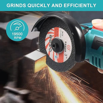 Cordless Mini Angle Grinder | 19500 RPM High Speed Power Tool